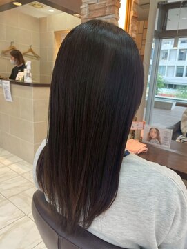 髪質改善/顔周りレイヤーカット/グレージュ[千葉/千葉駅]