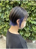 ショート×インナーカラー