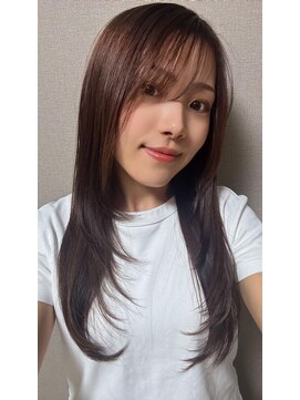 ジュネス 奈良橿原(Jeunesse) レイヤーカット/オリーブグレー/小顔/ベージュ/奈良橿原