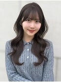 【F】赤味消し透明感カラー小顔前髪顔まわり