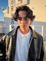 ブランコトレス 鏡島(BLANCO tres)&nbsp;常田大希風パーマ/グランジパーマ/メンズパーマ/センターパート