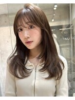 ネスト(NEST) 顔周りレイヤー/ブラウンカラー/艶カラー