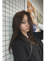 ミヨン 京都烏丸店(miyon) 【miyon】韓国レイヤーカット×暗髪カラー×髪質改善