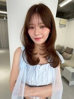 アンジェリカ 立町店(ANGELICA)&nbsp;ANGELICA ナチュラルベージュ レイヤーカット 透明感カラー