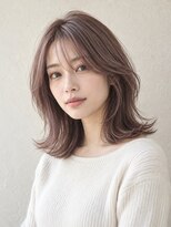 ベルス(bellus)&nbsp;ラベンダーグレージュ×大人のくびれミディアム20代　30代　40代