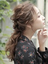 グロウ 上野御徒町(grow) 夏のヘアアレンジ/フォギーベージュ/大人かわいい[上野/御徒町]