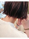 切りっぱなしミニボブ
