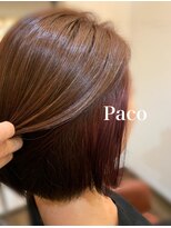 ヘアーズファクトリー パコ(Hair's factory Paco) レッドインナーカラー☆