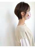 大人のくびれショートボブスタイル