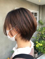 ナナナパレナ 梅田店(nanana parena) 襟足すっきり大人くびれショート爽やかアッシュ艶髪