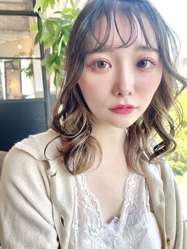 ワンス(Once) once フレンチガーリー 韓国風 シースルーバング by.KOHEI