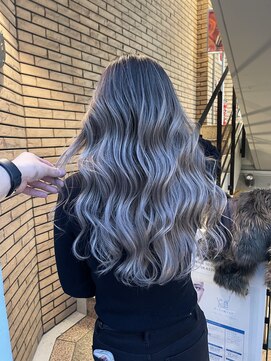 ラフ(LAFF) #黒髪#ボブルフ#ネビージュ#小顔#ワンレン