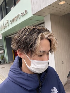 スキル(SKILL) フェイスフレーミング×ハイライト×ツイスパ 波巻きスパイラル