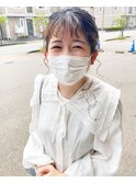 簡単ヘアアレンジ ポニーテール