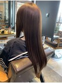 ロングヘア インナーハイライト