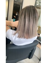 ラフ 難波店(LAFF)&nbsp;#黒髪#ボブルフ#ネビージュ#小顔#ワンレン