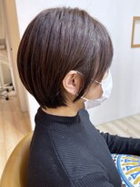 モリオ フロム ロンドン 成増店&nbsp;【morio成増/児玉】丸みショートボブ　ラベンダーアッシュ