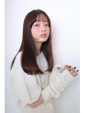 カグヤヒメ ドゥイ(kaguyahime doui) 柔らかベージュ×ぷっつりロング