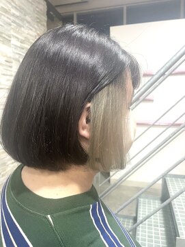 ヘア スパ リゾート リアン(hair spa resort Lien) ボブ　インナーホワイト系ベージュ