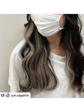 ヘアアンドメイク サファイア 豊橋店(ヘア&メイク SAPPHIRE) #イメチェン#エクステ#大変身#ギャル#清楚#正義