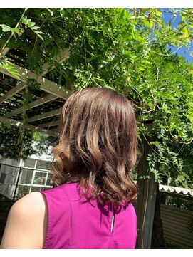 クラク 羽根木店(kuraku) ブリーチありのバレイヤージュ