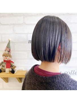 エムコレクション 丸亀店 ぱっつんミニボブ/ヘルシースタイル/グレージュカラー◎30代40代