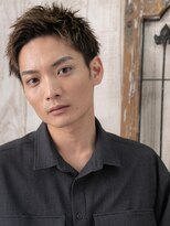 トニーアンドガイメン ホテル京阪仙台店(TONI&GUY MEN)&nbsp;ベージュカラー&アップバングツーブロックショートf仙台