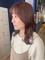 コワファースト 大分(COIFF1RST)&nbsp;透明感！ピンクベージュカラー