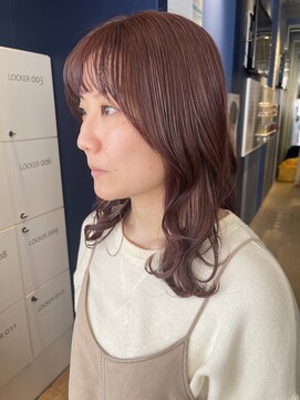 コワファースト 大分(COIFF1RST) 透明感!ピンクベージュカラー