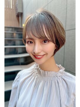 クーエフー(coo et fuu) 10代20代30代40代50代 前髪　ひし形ショートボブ　藤沢