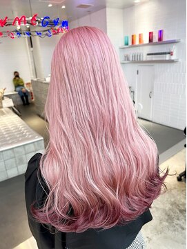 ゲーム 原宿店(GAME) ピンク /顔周り/オージュア/髪質改善/前髪/韓国