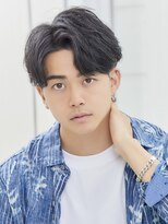 アンフィニー 銀座(ANFINI)&nbsp;【銀座　アンフィニー】センターパート×流れるパーマ