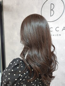 バッカ 横浜桜木町店(BACCA) アッシュグレー★イノアカラーロング