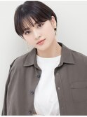 20代30代大人可愛いエアリーボブアッシュブラック透明感