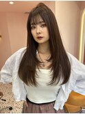 韓国ヘア/くびれヘア/顔まわりレイヤーカット/レイヤーカット