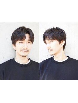 女性はヘアとメイク、男性はヘアと眉毛!眉毛で印象が変わります!!