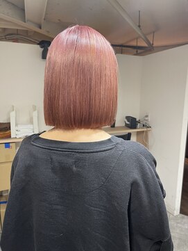 ラフ 難波店(LAFF) #黒髪#ボブルフ#ネビージュ#小顔#ワンレン