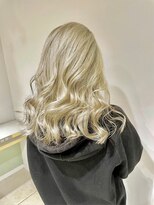 アース 東戸塚店(HAIR & MAKE EARTH) 20代30代大人可愛いダブルカラーブリーチハイトーンカラー