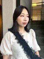 テテ ニコ(tete nico)&nbsp;【大前晴奈】地毛風カラー/くびれミディアム