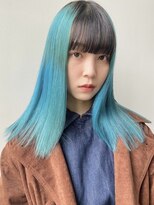 ゲーム バイ アランスミシー 横浜(GAME by Alan Smithee)&nbsp;ターコイズ/ダブルカラー/ケアブリーチ/髪質改善/横浜