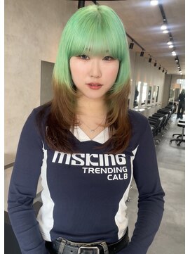 ジルバイシャルム(JILL by charme) サワーグリーン