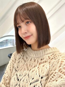 シーシンジュク 新宿南口(Sea shinjuku) ワンレン×ネビージュ[ボブルフ/黒髪/小顔]