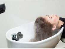 ミューテ 春日部大通り店(Mu-te)の雰囲気（蒸気に包まれた★癒しの時間★人気No.1。クリームバスヘッドスパ）
