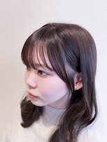 マキュムドオリ 並木通り(MAQUM) 【Rei限定】韓国顔まわりカット×ケアカラー×トリートメント