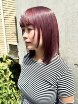 バロックトーキョー(BAROQUE TOKYO)&nbsp;レイヤーカット/ワインレッド/ミディアムヘア