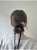 シニヨンヘア