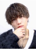 渋谷シャドウパーマスパイラルパーマメンズマッシュウルフ