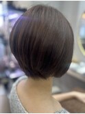 襟元スッキリのボブレイヤー♪