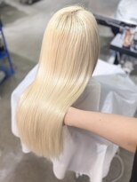 ゲームバイアランスミシー 心斎橋(GAME by Alan Smithee)&nbsp;【Nagi】ブロンドカラー/艶髪ハイトーン/エクステ