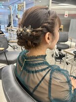 ゼスト 八王子店(ZEST) ロープ編み込みお呼ばれヘアアレンジ!美由紀#八王子